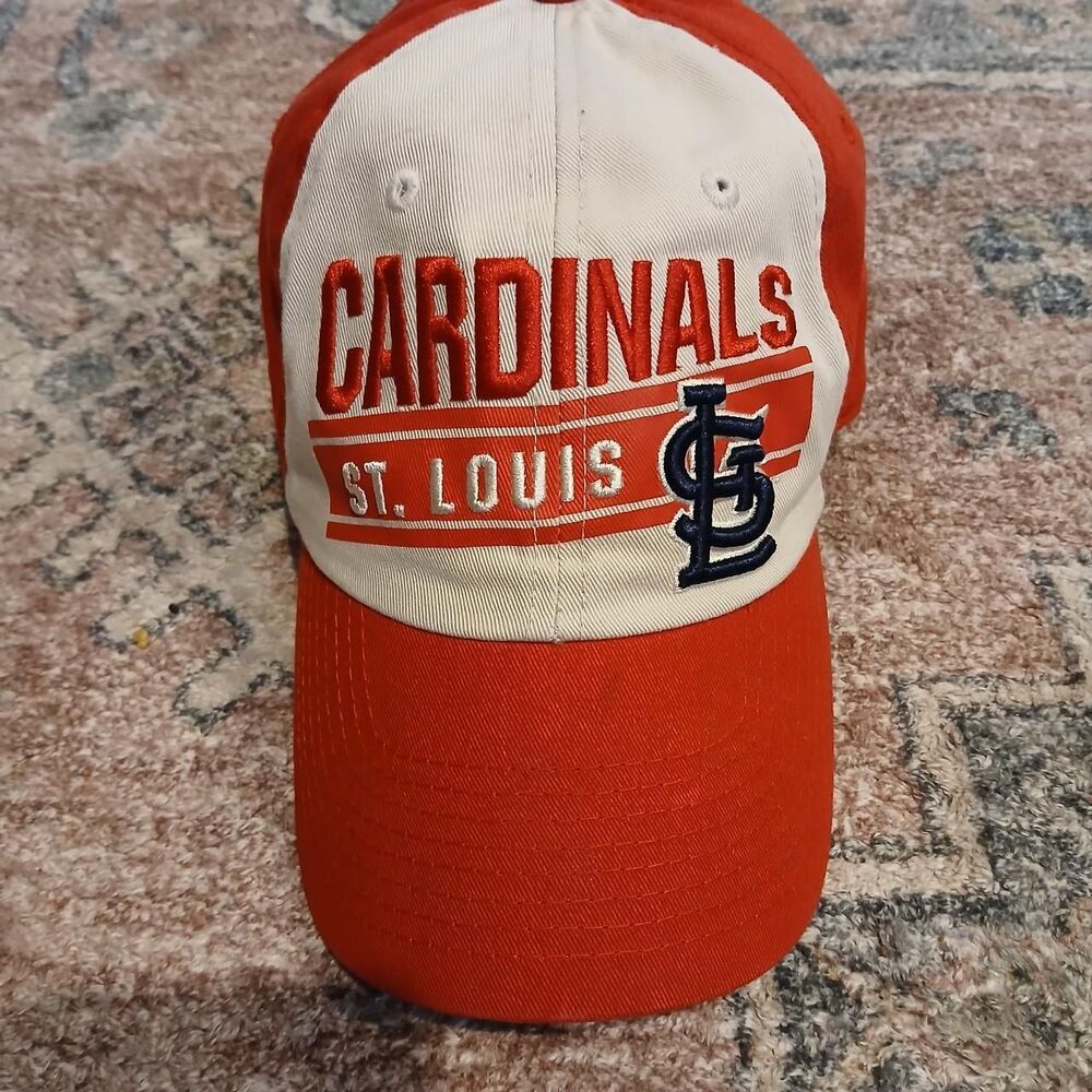 MLB St. Louis Cardinals Men's White and Red Hat Cap